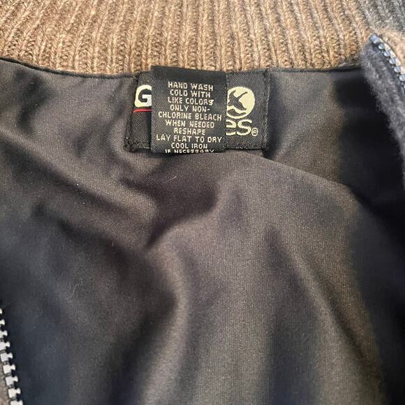 Guide Series Lined Wool Full Zip Windstopper Sweater Jacket Green Mens XLT - Picture 6 of 7